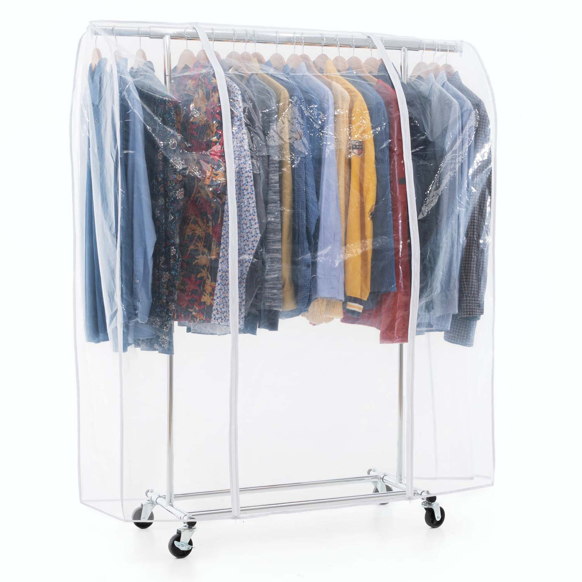 Penderie Tissu, avec Roulettes, Armoire Tissu, Portant Vêtement Solide, 100 kg Capacité, avec Housse, Tatkraft Danko & Anwalt, 1