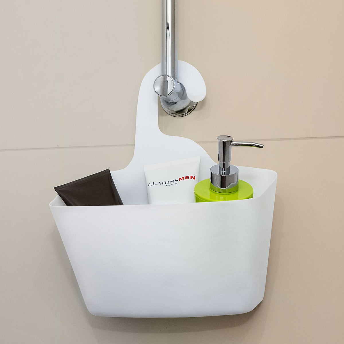 Panière de Douche Plastique Blanc