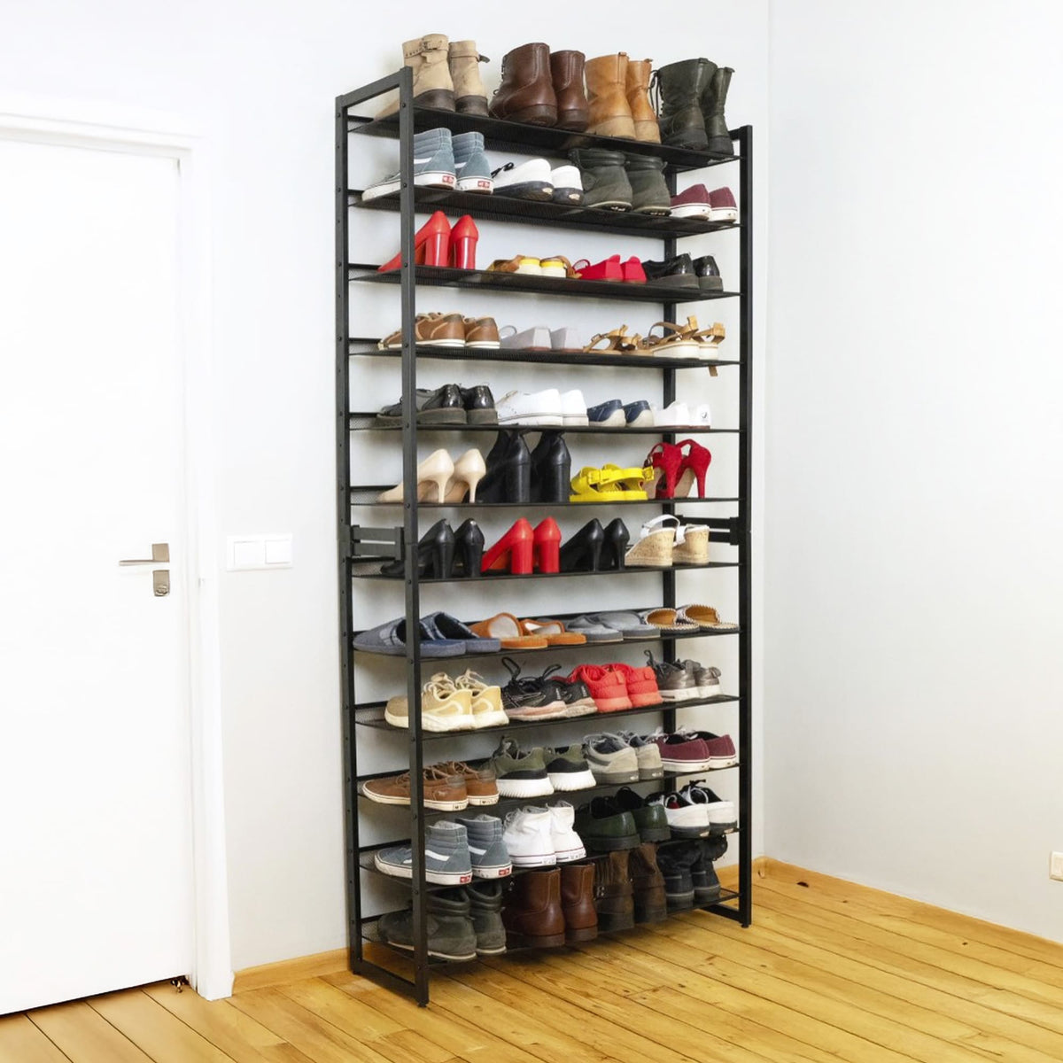 Meuble Shaussure, Meuble à Chaussures, Etagere a chaussure, Étagère à chaussures, 12 niveaux, Tatkraft Eiffel, 11