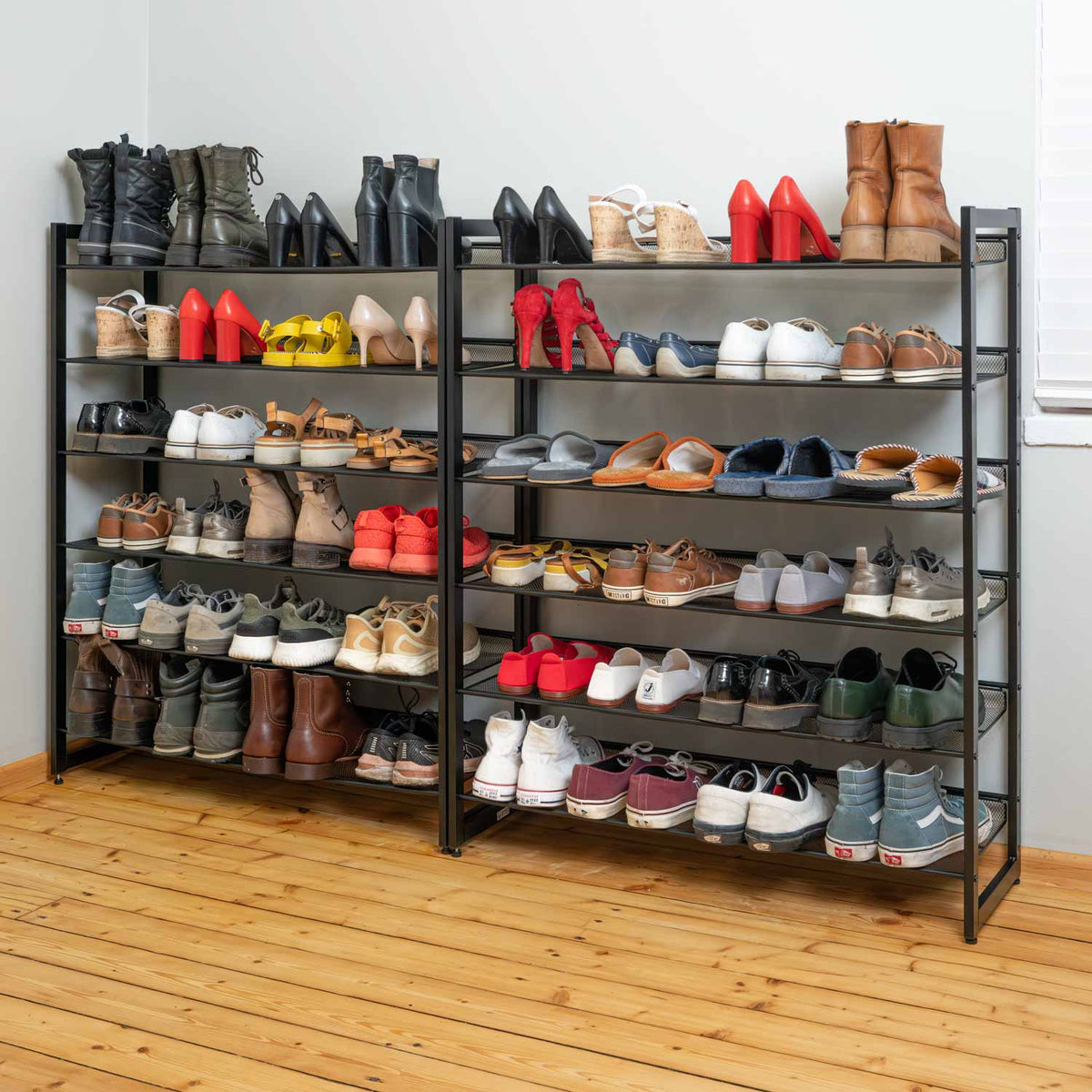 Meuble Shaussure, Meuble à Chaussures, Etagere a chaussure, Étagère à chaussures, 12 niveaux, Tatkraft Eiffel, 2