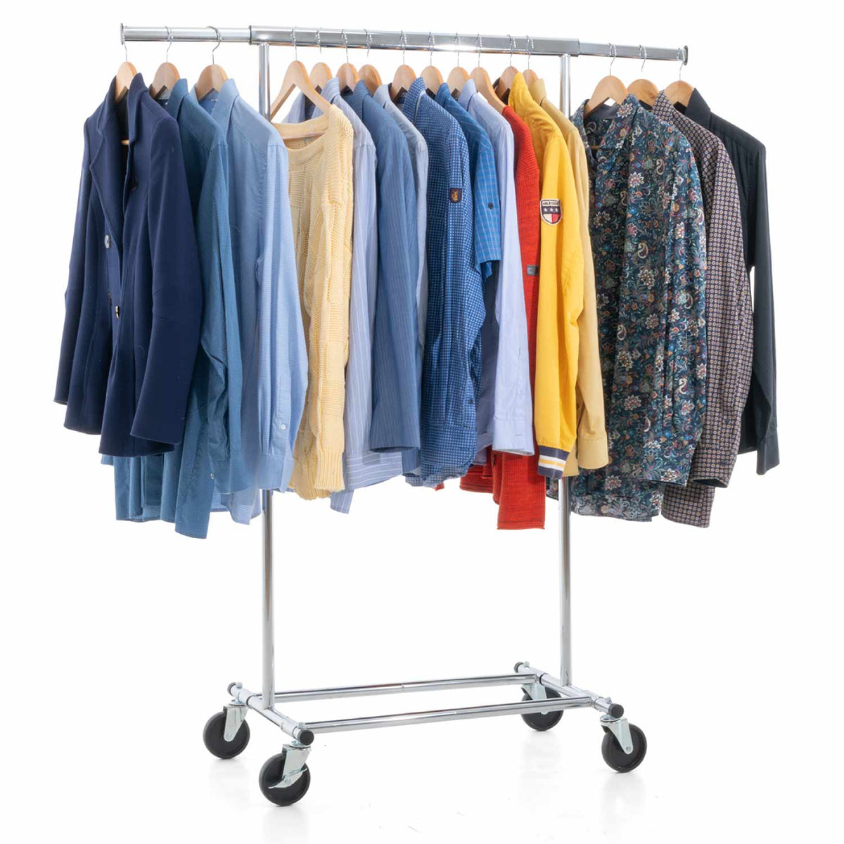 Penderie Tissu, avec Roulettes, Armoire Tissu, Portant Vêtement Solide, 100 kg Capacité, Tatkraft Darren & Protector, 3