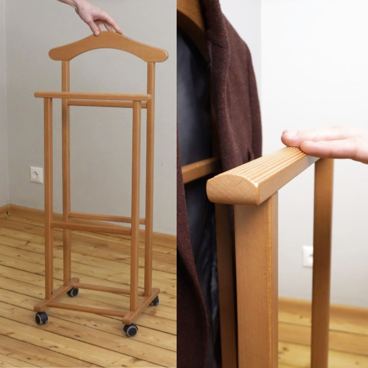 Valet de Chambre, sur Roulettes, Valet de Nuit, Porte-Vêtements, Valet Vetement, ARIT ATRI, 2