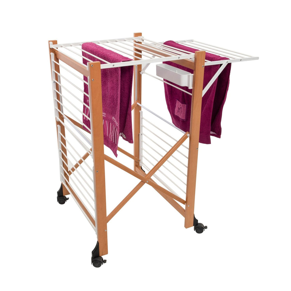 Étendoir à Linge Bois, Étendoir à Linge Pliable, Sèchoir à Linge Professionnel, ARREDAMENTI ALIANTE