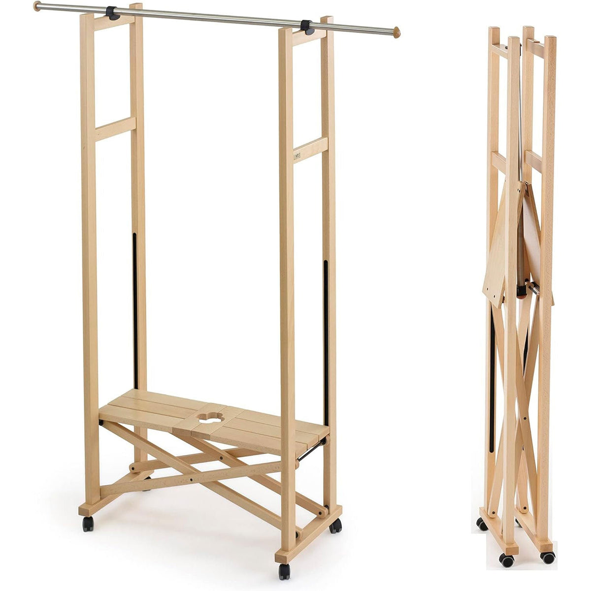 Portant Vetement Bois, Portant Bois, Portant en Bois, Porte Manteau en Bois, Portant Vêtement Bois, 19