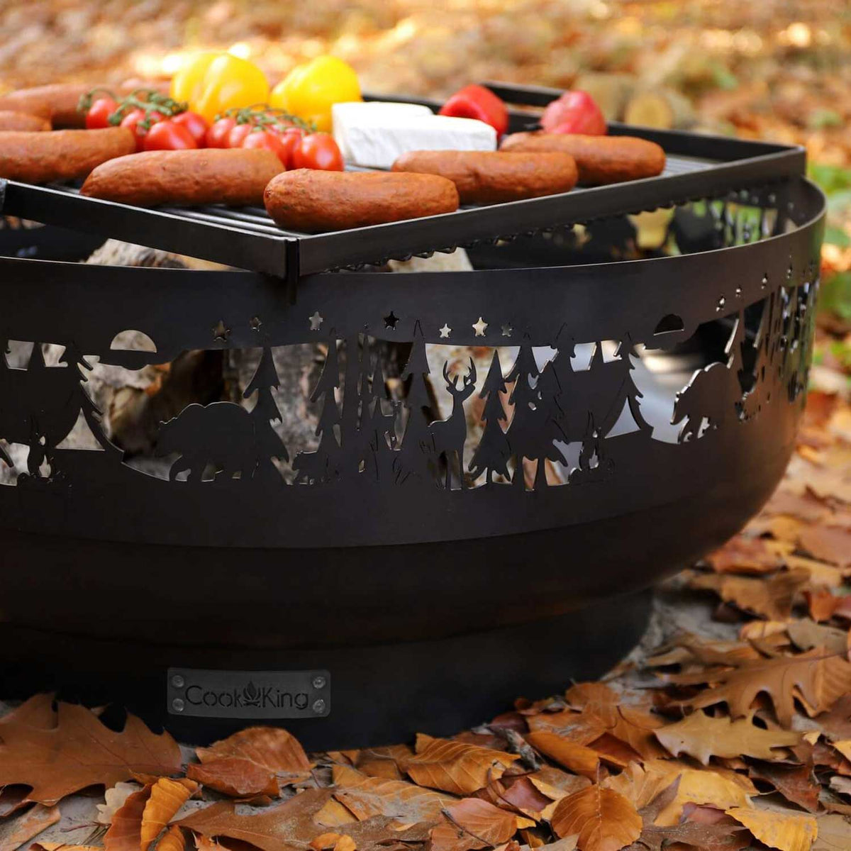 Cook King - Braséro de jardin «FOREST» 80 cm, 1