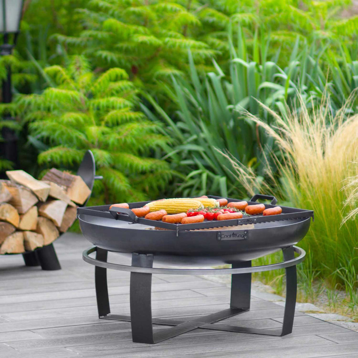 Cook King - Braséro de jardin «VIKING» Dia. 60 cm, 70 cm, 80 cm, 100 cm, 12