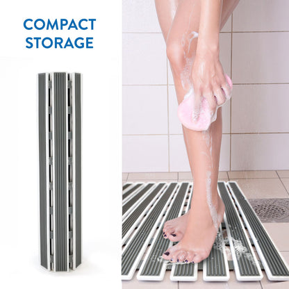 Caillebotis Douche, Caillebotis Salle de Bain, Tapis de Bain Antidérapant, Tapis de Douche, Tapis Sortie de Douche, Tatkraft Bond 2