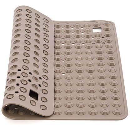 Tapis Douche Antidérapant, Tapis de Douche Antidérapant Médical, Antidérapant Douche, Tapis Douche Italienne, Tatkraft Detail Marron 1