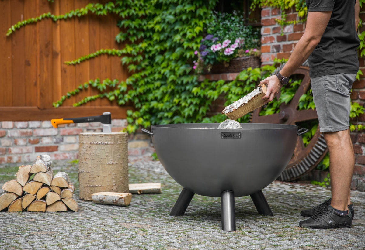 Cook King KONGO – Brasero en acier Ø 85 cm — mise en situation