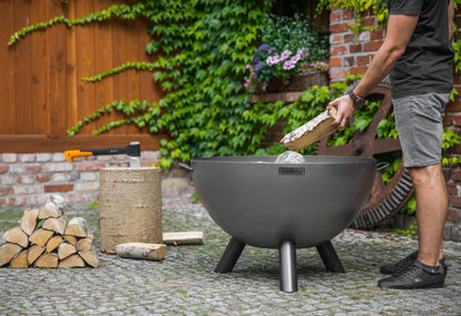 Cook King KONGO – Brasero en acier Ø 85 cm — mise en situation