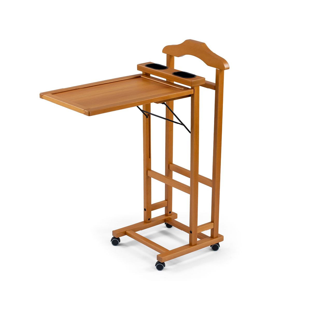 Valet de chambre, Porte Vetement, Valet de nuit, Valet de chambre bois, Porte vetement chambre, Couleur cerise , ARIT ALVARO, 4