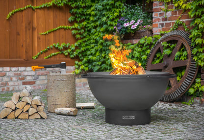 Cook King FAT BOY – Brasero en acier Ø 85 cm — mise en situation