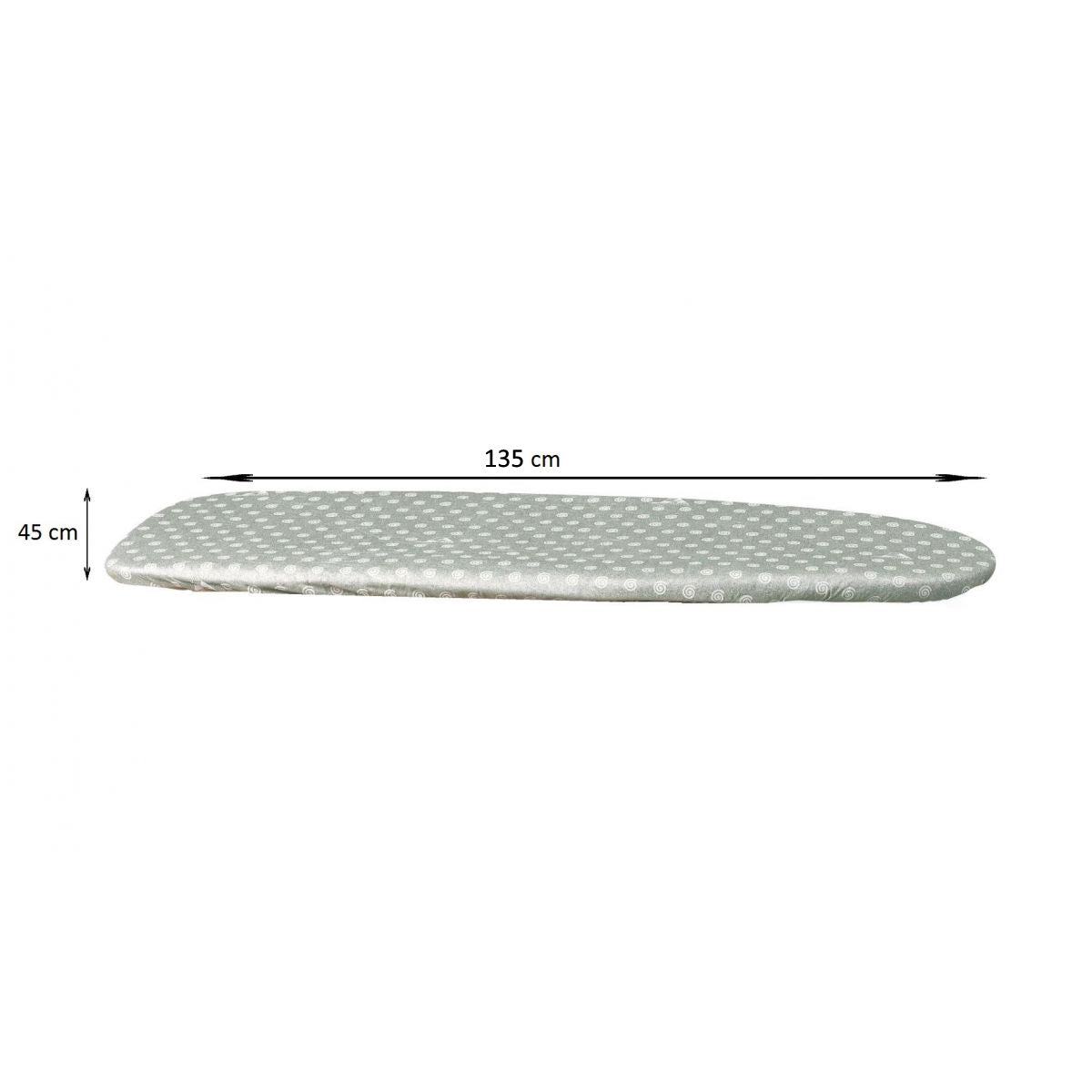 Housse table à repasser FODERA 135x45cm, Housse de table à repasser en 100 % coton, aluminisée pour une résistance thermique , ARIT, 1