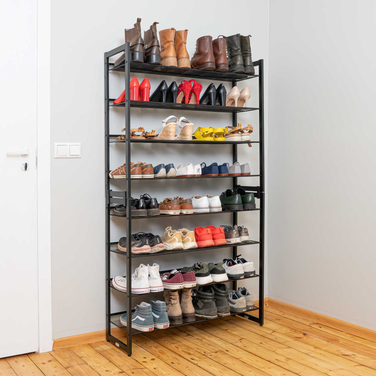 Meuble Shaussure, Meuble à Chaussures, Etagere a chaussure, Étagère à chaussures, 8niveaux, Tatkraft Giza, 6
