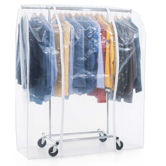 Penderie Tissu, avec Roulettes, Armoire Tissu, Portant Vêtement Solide, 100 kg Capacité, Tatkraft Darren & Protector, 1