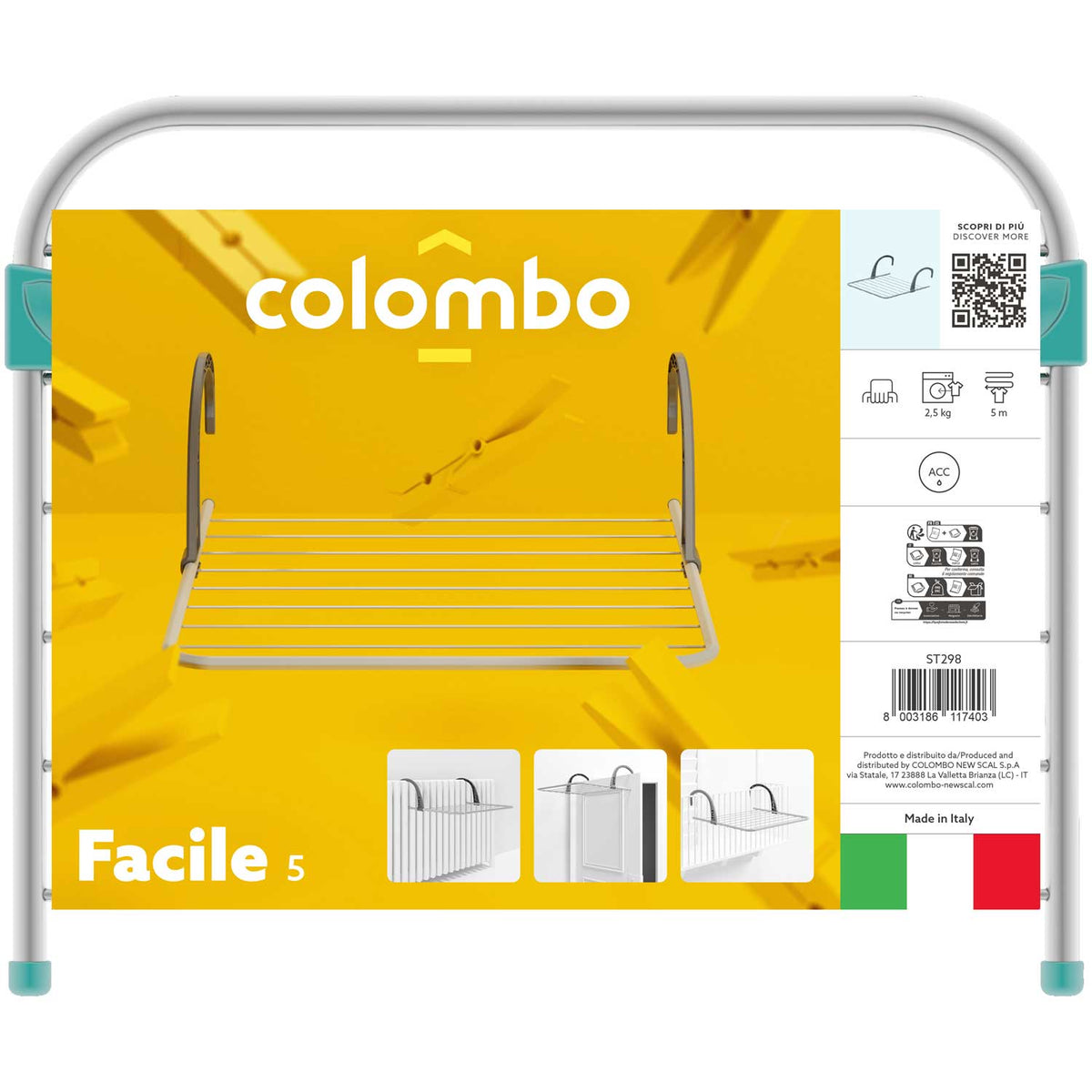 Séchoir radiateur et balcon, 5 m, 2