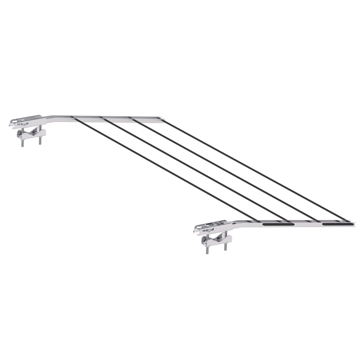  Etendoir a Linge Exterieur, supports de balcon, Sechoir a linge, blocage en 3 positions, charge max.15kg, Colombo BALCON , 3