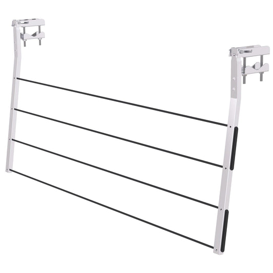 Etendoir a Linge Exterieur, supports de balcon, Sechoir a linge, blocage en 3 positions, charge max.15kg, Colombo BALCON , 1
