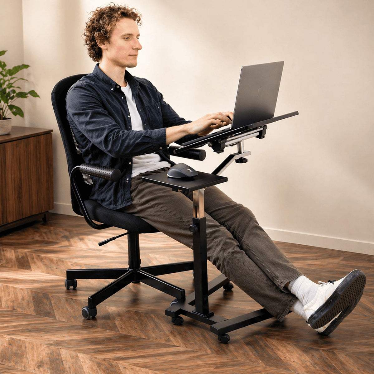 Table de Lit, Table Ordinateur Portable, Table pour Ordinateur Portable, avec Roulettes, réglable, Tatkraft Joy,  Table Ordinateur achetez