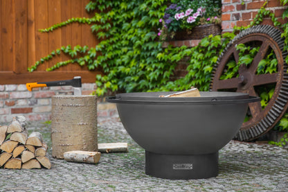 Cook King FAT BOY – Brasero en acier Ø 85 cm — mise en situation
