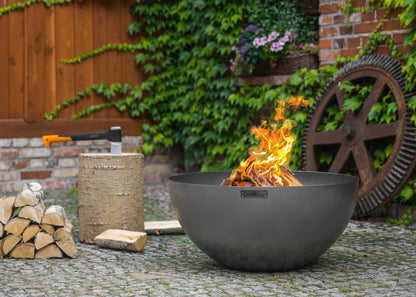 Cook King DALLAS – Brasero en acier Ø 85 cm — mise en situation