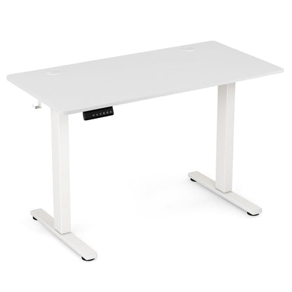 Bureau Electrique, Bureau Assis Debout Electrique, Bureau Assis Debout, 3 Hauteurs de Mémoire, Bureau Ordinateur, Costway, 1