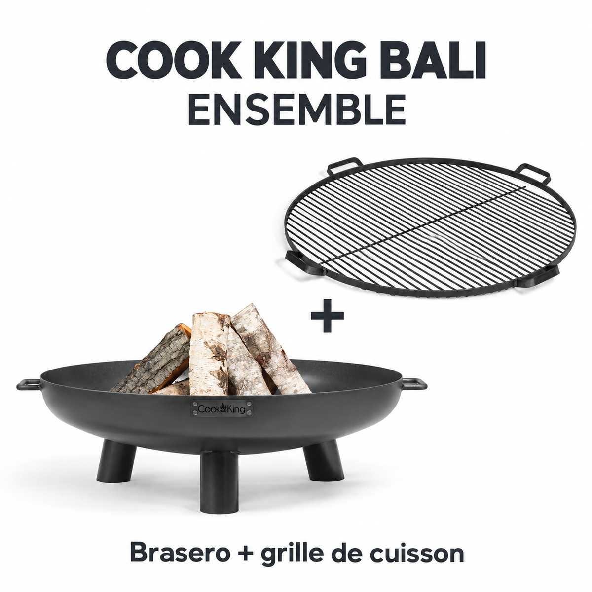 Cook King BALI — Brasero + grille de cuisson inclus