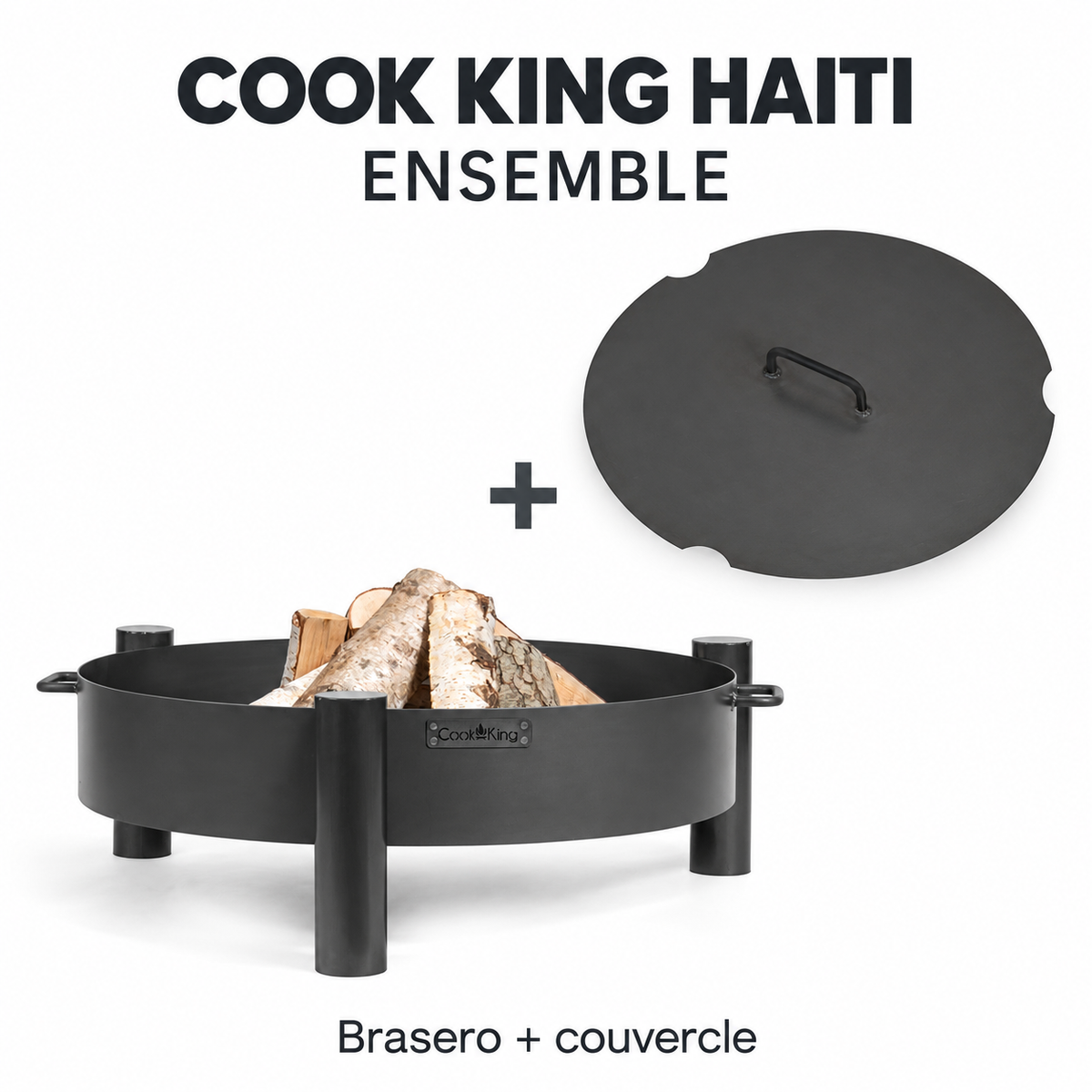 Cook King HAITI — Brasero + couvercle inclus