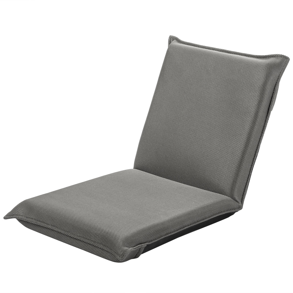Chaise de Sol, Banquette Convertible, Pliable Tatami Inclinable en 6 Position, 44 x 54,5 x 53,5 CM, Gris, Costway, 1