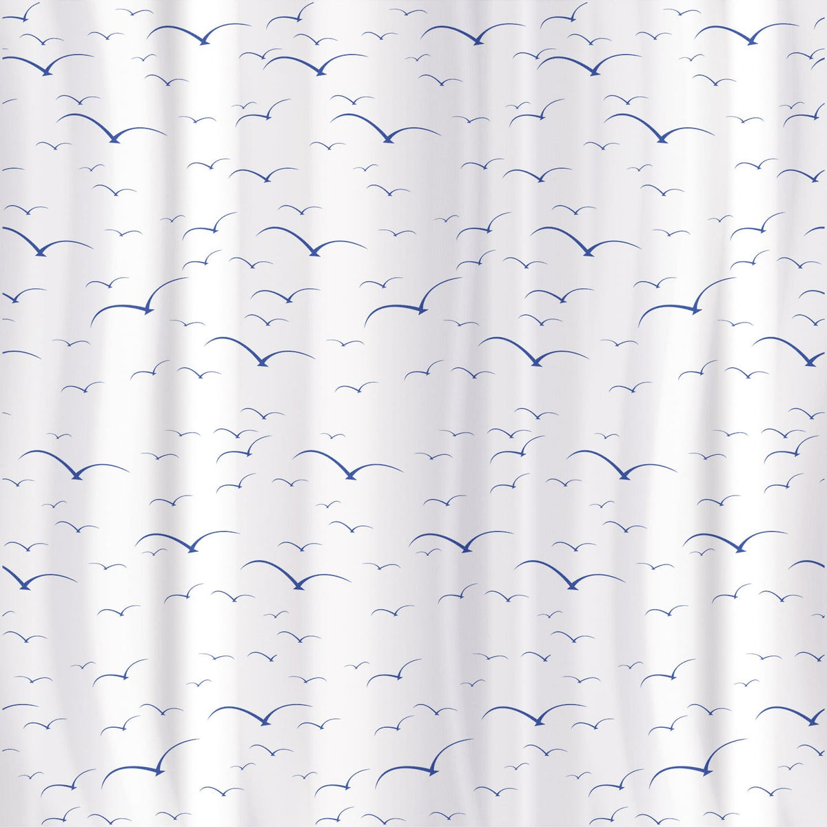 Rideau de Douche, 180x180cm, Textile Polyester avec 12 Anneaux