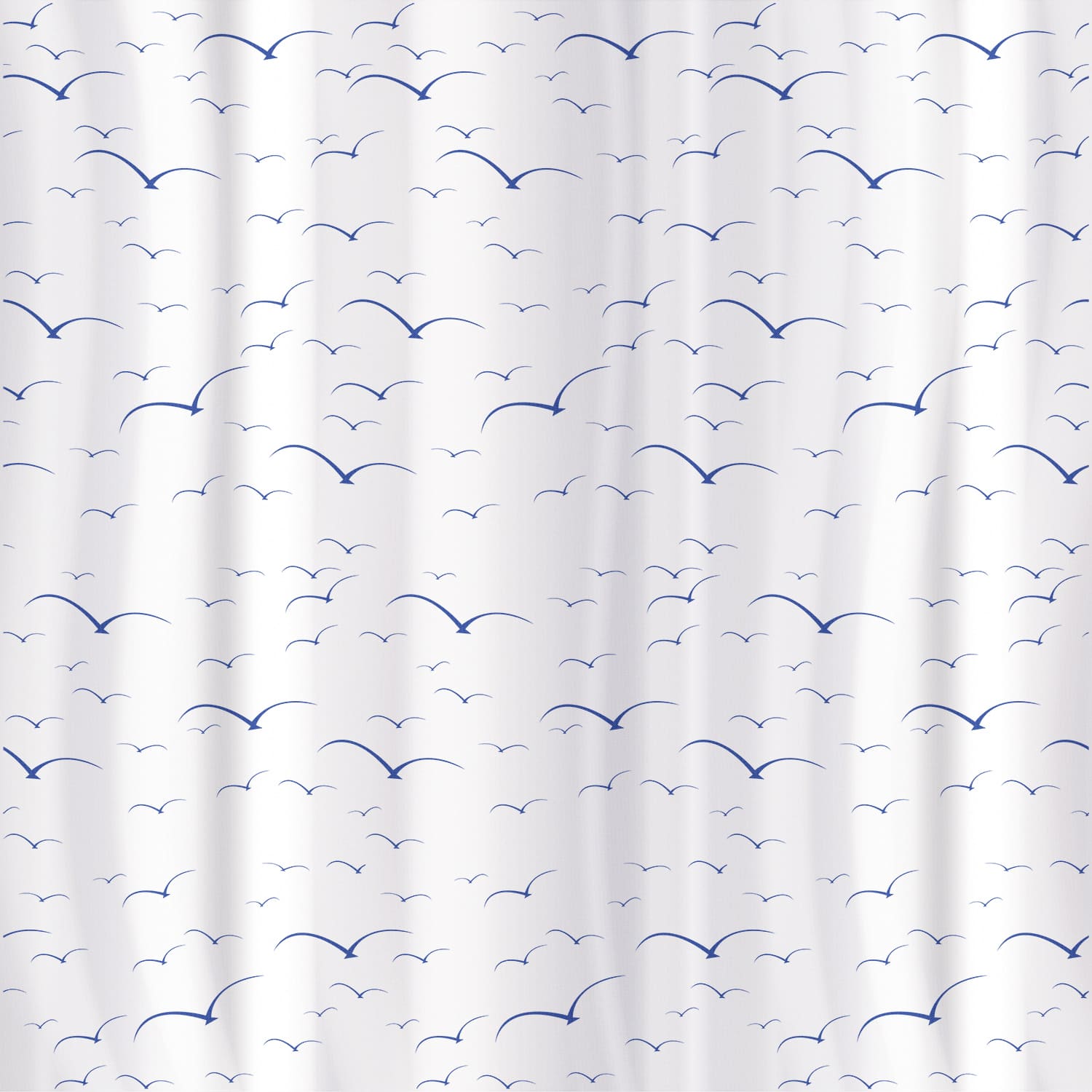 Rideau de Douche, 180x180cm, Textile Polyester avec 12 Anneaux