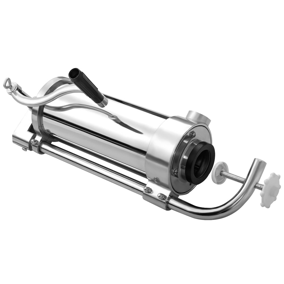 Poussoir à saucisses, Accessoire de remplissage de saucisses, 4 tubes en Acier Inoxydable capacité 2,5 kg, Costway, 3