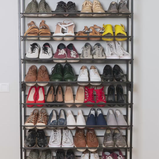 Meuble Shaussure, Meuble à Chaussures, Etagere a chaussure, Étagère à chaussures, 12 niveaux, Tatkraft Eiffel, v