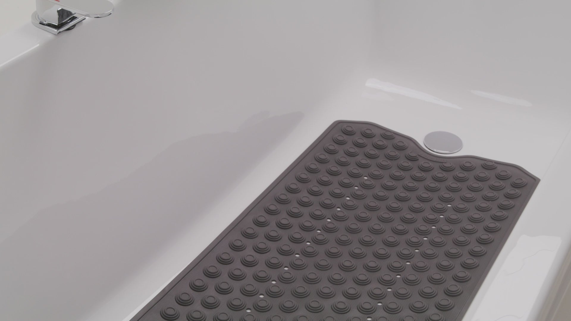Tapis Douche Italienne, Tapis de Douche, Tapis Baignoire Antidérapant, Tapis de Douche Antidérapant Senior, Tatkraft Secure Noir 10