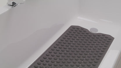Tapis Douche Italienne, Tapis de Douche, Tapis Baignoire Antidérapant, Tapis de Douche Antidérapant Senior, Tatkraft Secure Noir 10
