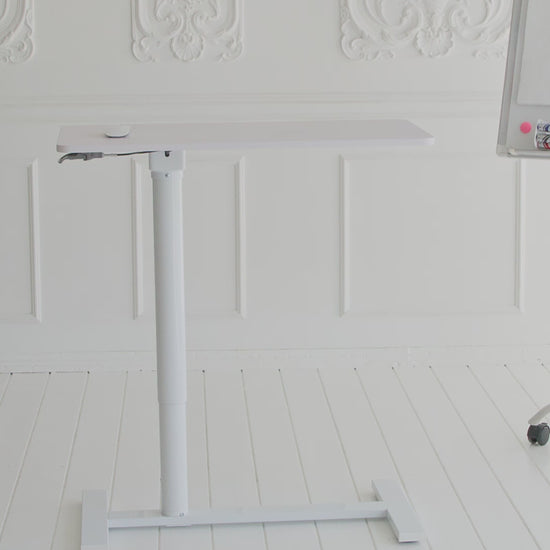 Tatkraft Relax - pc bureau, Table Élévation Pneumatique pour Ordinateur Portable à roulettes, Hauteur Réglable