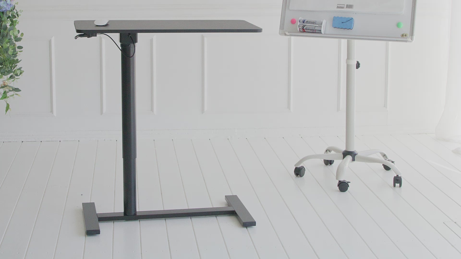 Table Élévatrice Pneumatique pour Ordinateur Portable à roulettes, Tatkraft Bliss