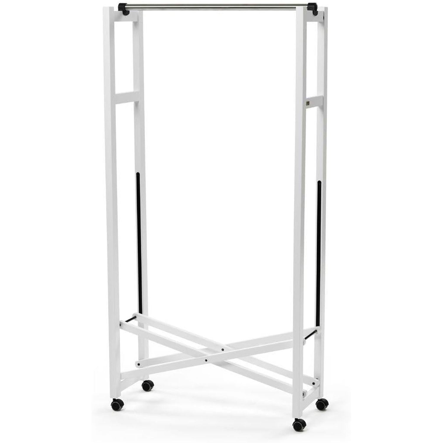 Portant GIULIUS Pliable Bois, Blanc, 31 x 78 x 160 cm, ARIT