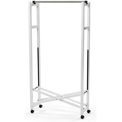 Portant GIULIUS Pliable Bois, Blanc, 31 x 78 x 160 cm, ARIT