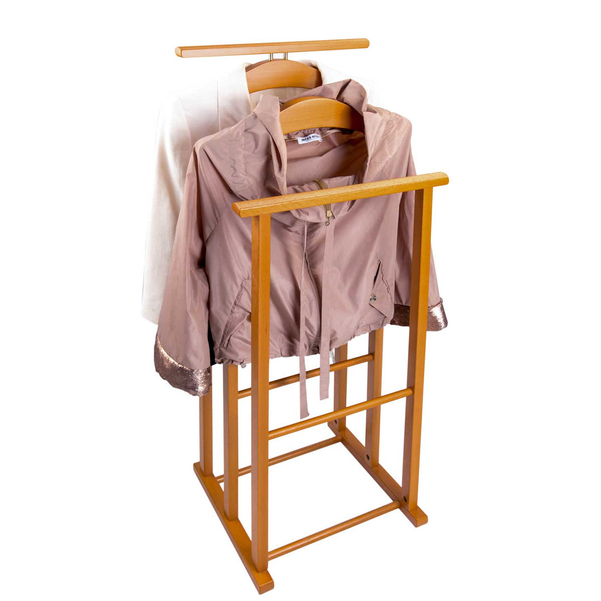 Valet de Chambre, Valet de Chambre Bois, Valet de Nuit, pour Femme et Homme, en hêtre, ARIT MAXI, 9
