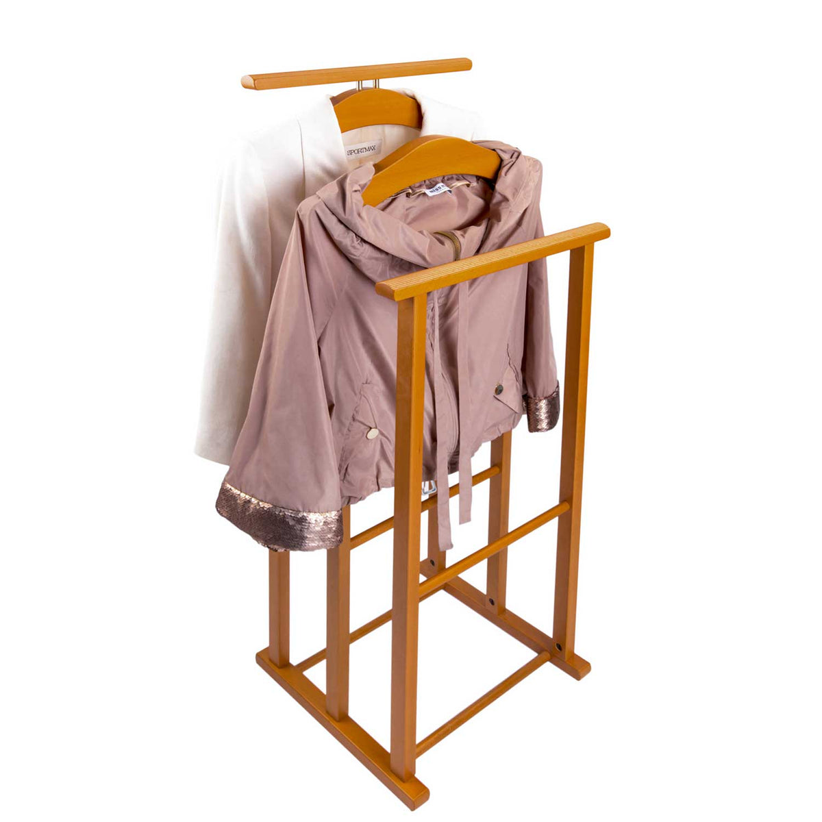 Valet de Chambre, Valet de Chambre Bois, Valet de Nuit, pour Femme et Homme, en hêtre, ARIT MAXI, 10