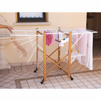 Étendoir à Linge Professionnel, Étendoir à Linge Tour Solide, Séchoir à Linge Bois, ARIT KARISMA, 2