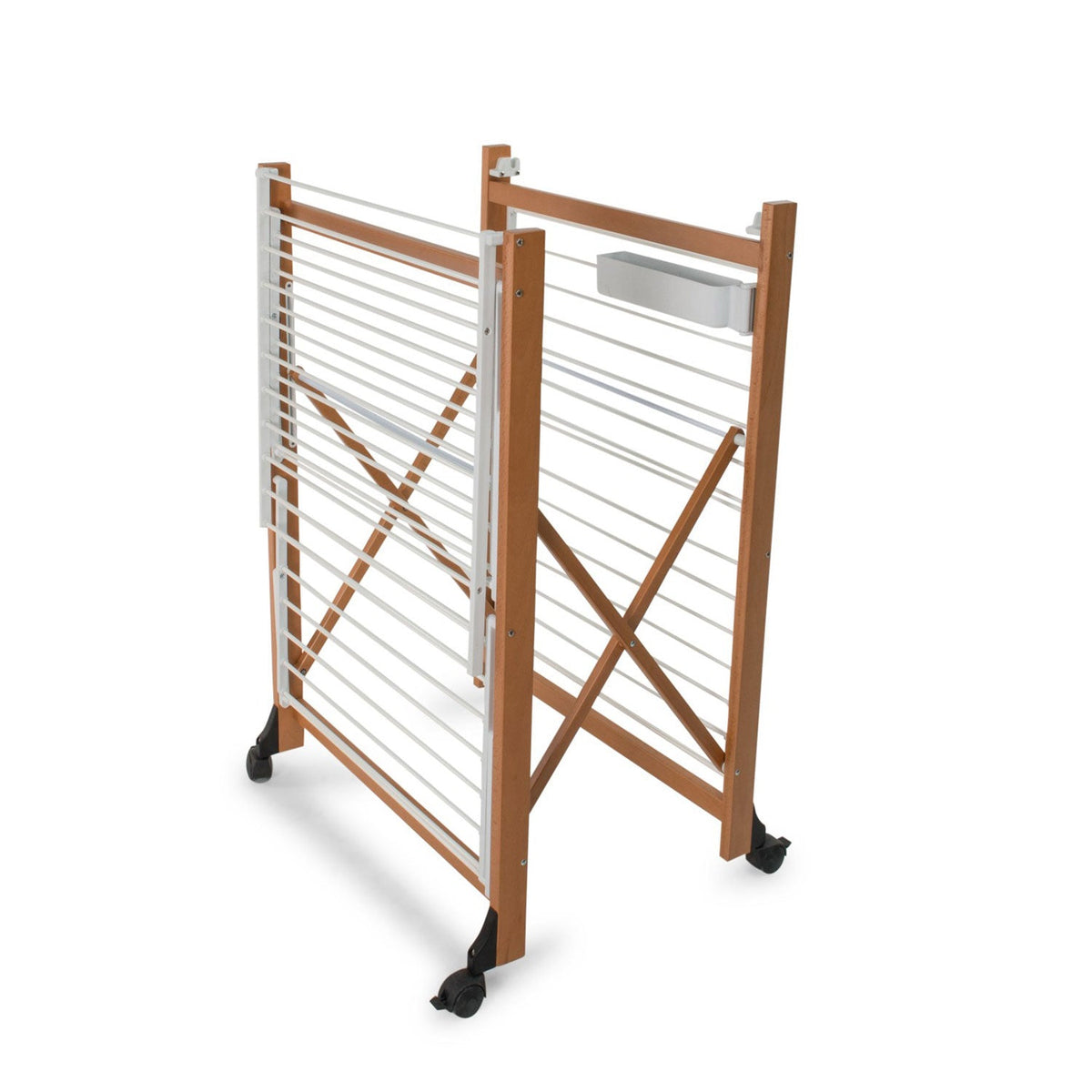 Tancarville Bois, Étendoir à Linge Bois, Étendoir à Linge Pliable, Sèchoir à Linge Professionnel, Étendoir à Linge XXL, Colombo, 1