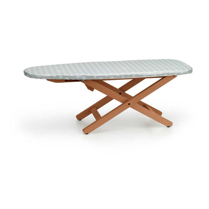 Table à repasser MINISTYRO, Table à repasser, pliable, réglable en hauteur, plan de travail 82 x 33 cm.  - Couleur cerise 