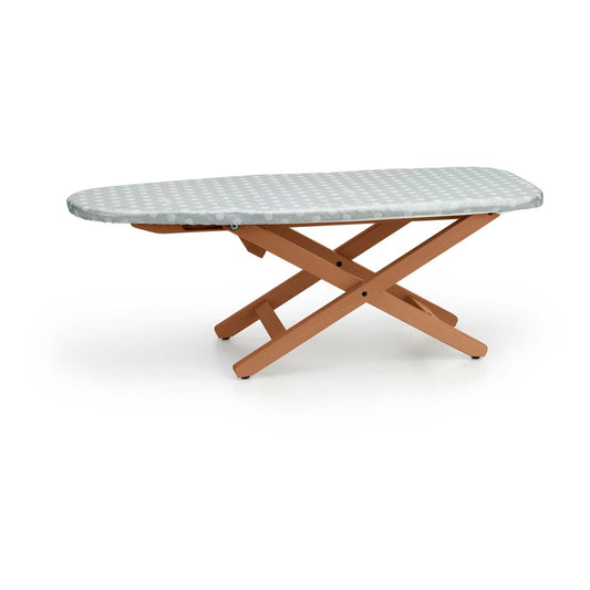 Table à repasser MINISTYRO, Table à repasser, pliable, réglable en hauteur, plan de travail 82 x 33 cm.  - Couleur cerise 