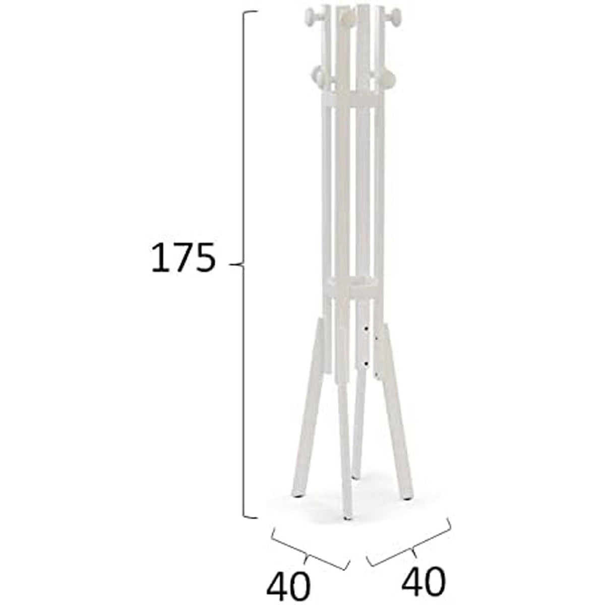 Porte-manteau ALBA arbre en bois - finition blanche « Ar-It le cœur du bois », ARIT, 1
