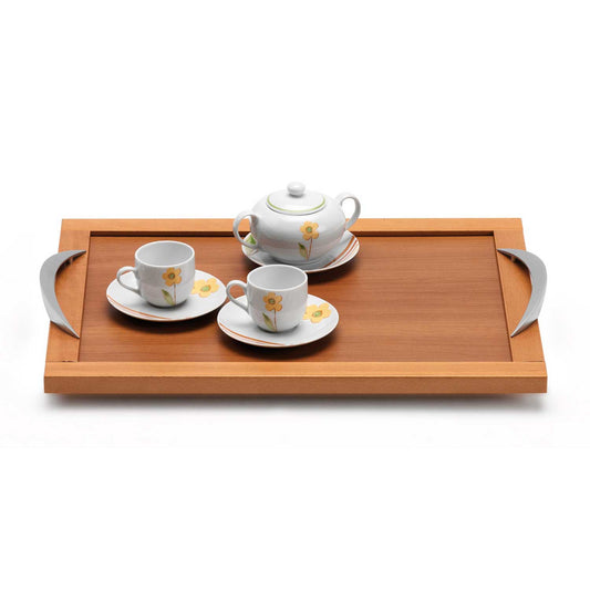 DRINK, Plateau en Bois, Plateau Rectangulaire, Desserte Bois, ciliegio, Arit, 1