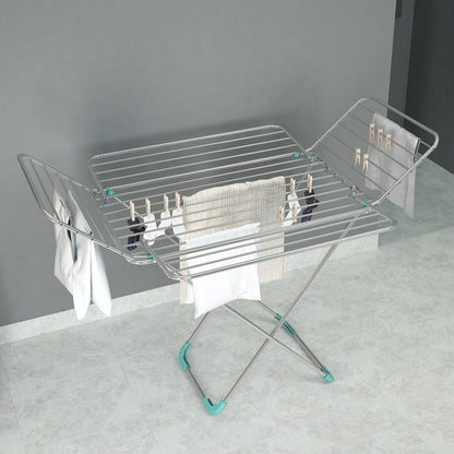 Étendoir a Linge Intérieur Pliable, Tancarville Etendoir, 30m, Antirouille, Fabriqué en Italie, Colombo Flower