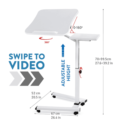 Support Ordinateur Portable, Table de Lit, Table Ordinateur Portable, Table pour Ordinateur Portable, Tatkraft Like, 6
