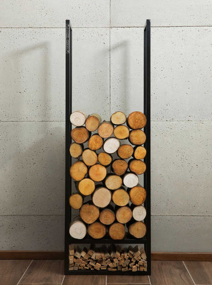 Cook King - Porte-bûches «ATOS» 120x40x20 cm, 150x50x20 cm, 2